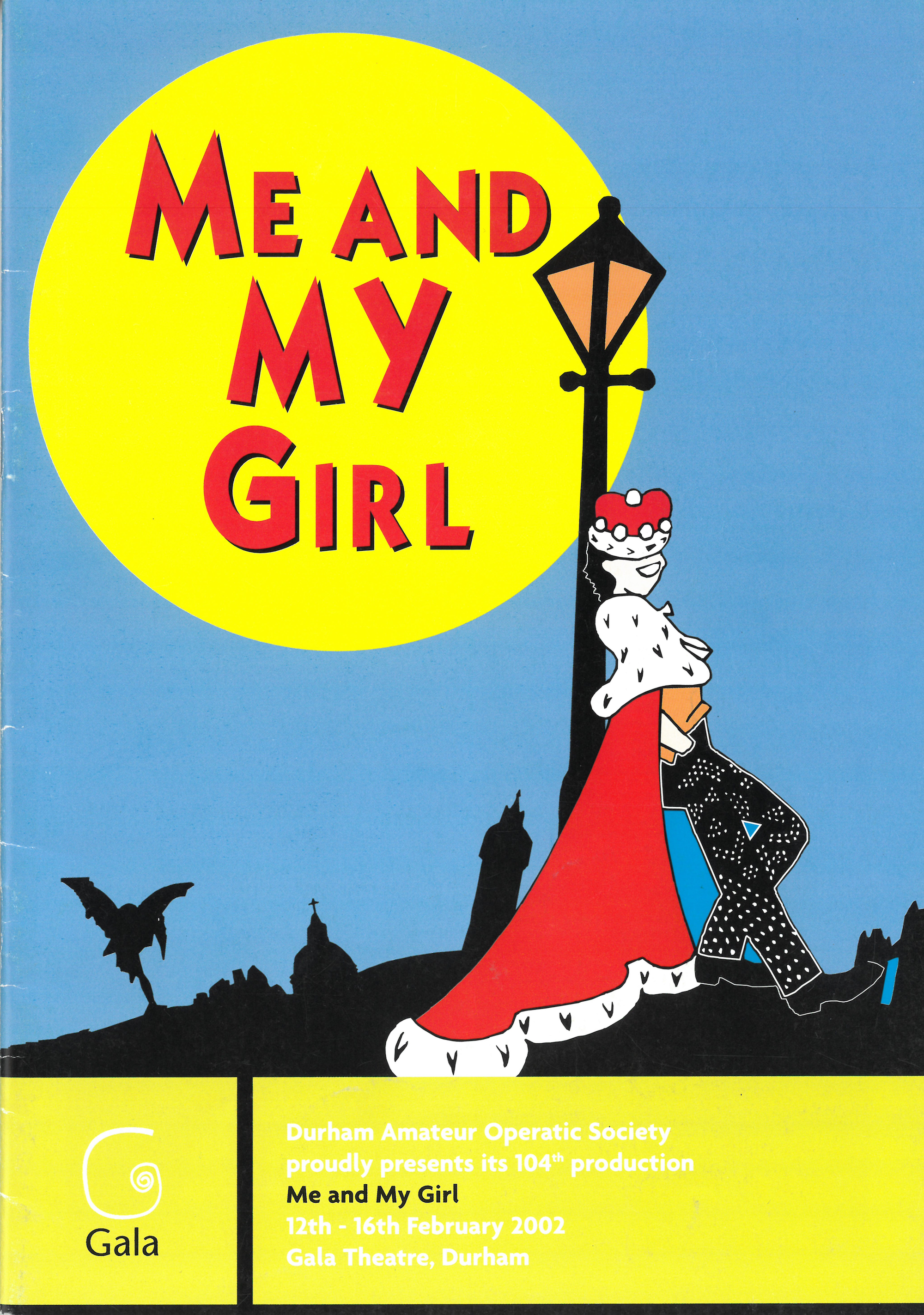 Me and My Girl Programme Page 01 Durham Musical Theatre Company