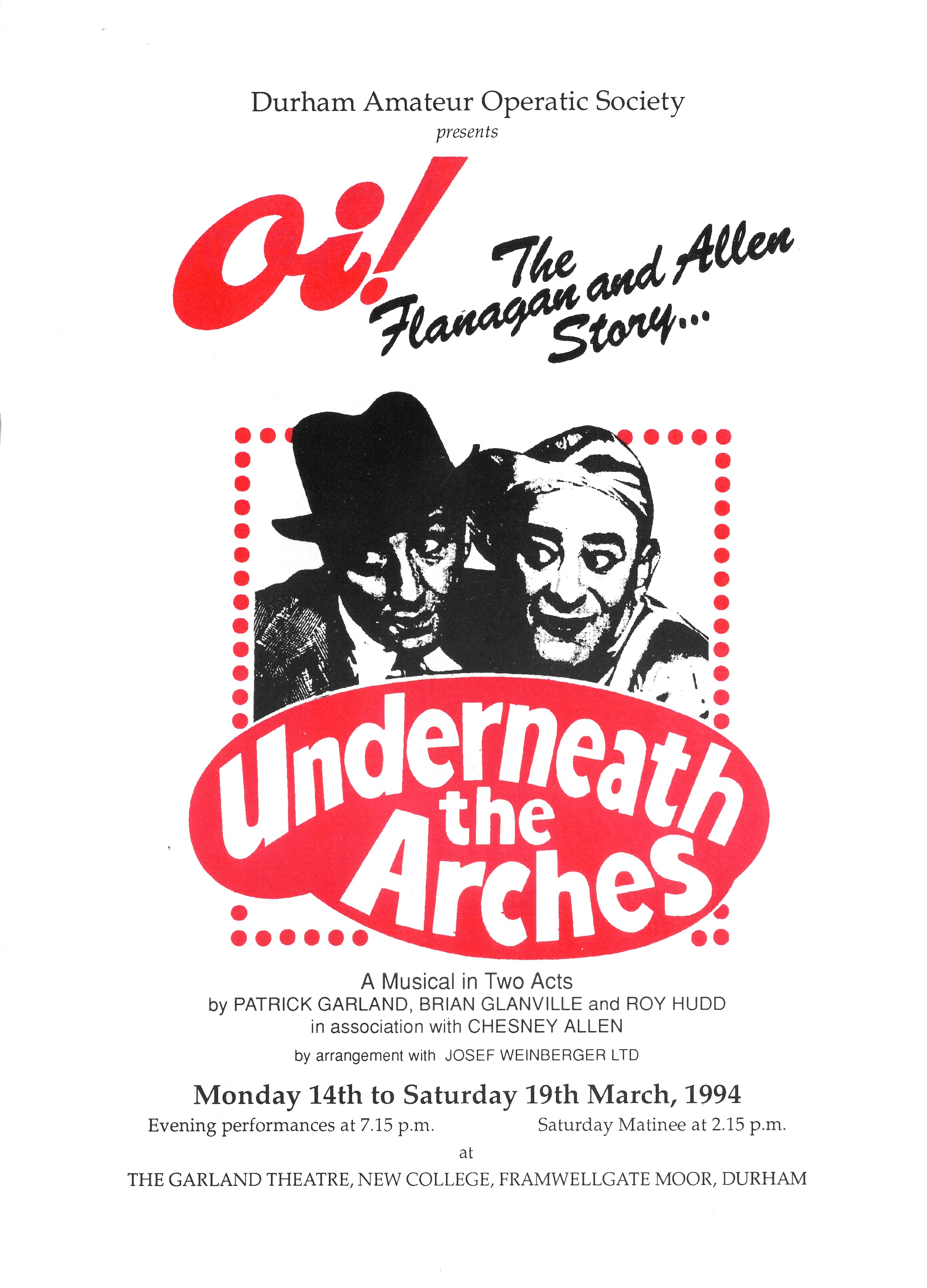 Underneath the Arches artwork