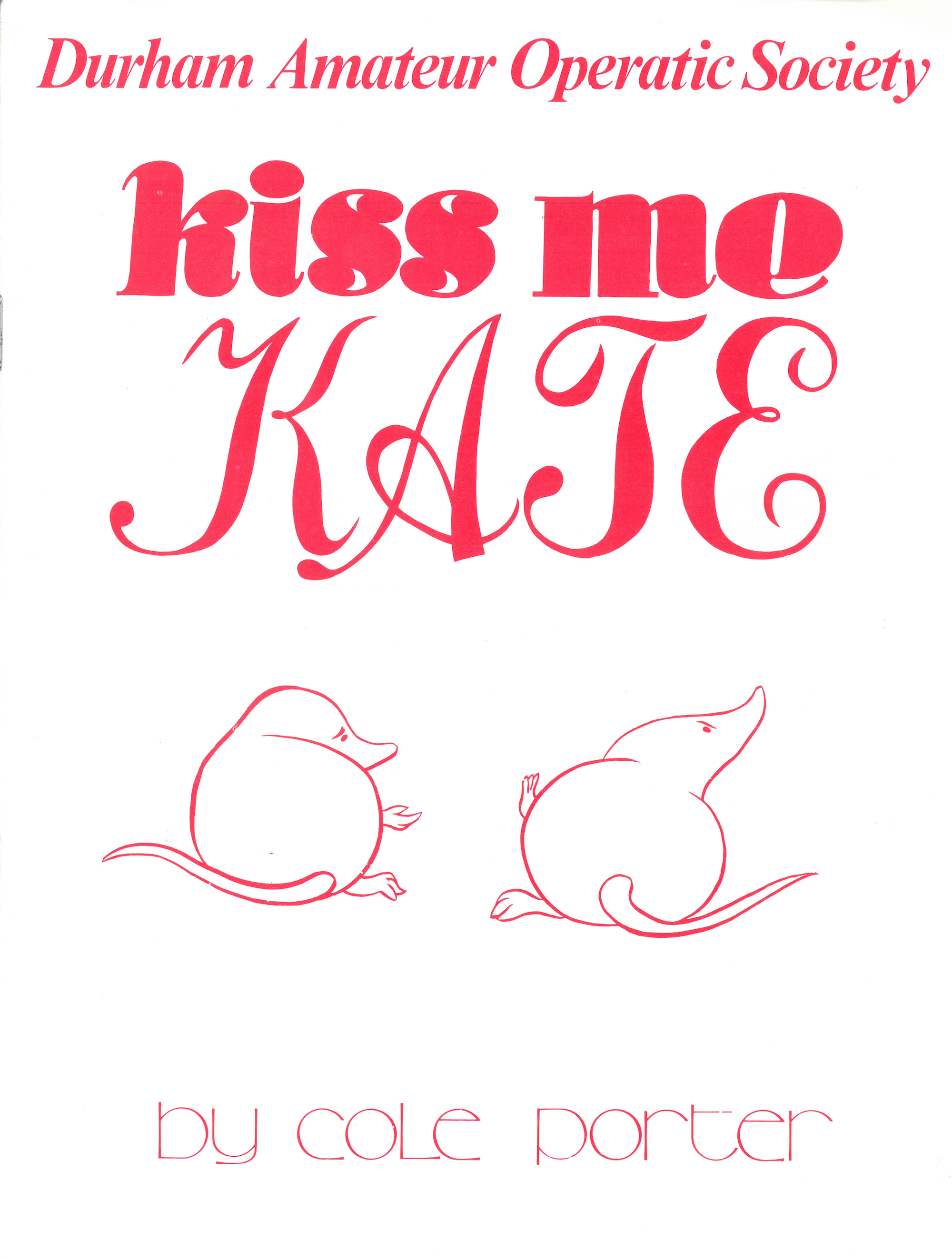 Kiss Me Kate artwork