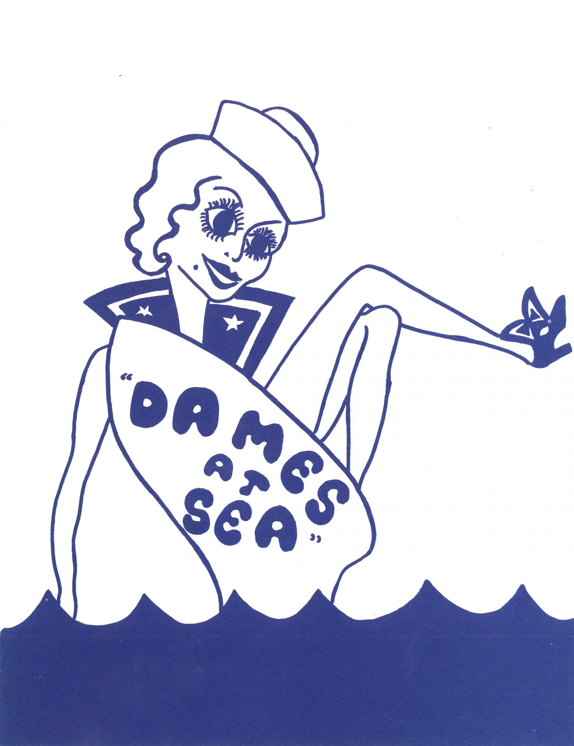 Dames at Sea artwork